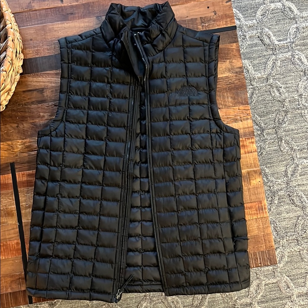 Men's Black Quilted Vest